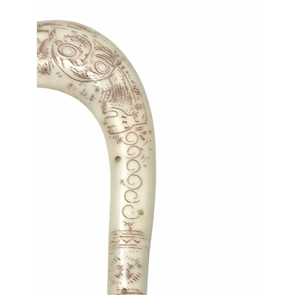 Disney Moana Maui Fish Hook Costume Accessory - Brown & White Tribal Staff